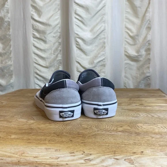 Vans Classic Slip On Mix & Match Sneakers Black and White Women 9 Men 7.5 - Picture 6 of 9